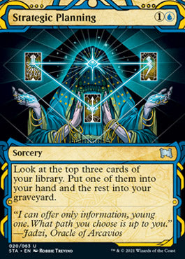 Strategic Planning (Etched Foil) [Strixhaven Mystical Archive] | Exor Games Dartmouth