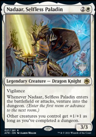 Nadaar, Selfless Paladin (Promo Pack) [Dungeons & Dragons: Adventures in the Forgotten Realms Promos] | Exor Games Dartmouth