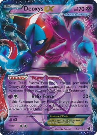 Deoxys EX (53/116) (Jumbo Card) [Black & White: Plasma Freeze] | Exor Games Dartmouth