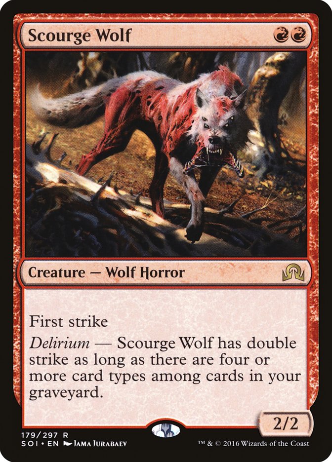 Scourge Wolf [Shadows over Innistrad] | Exor Games Dartmouth