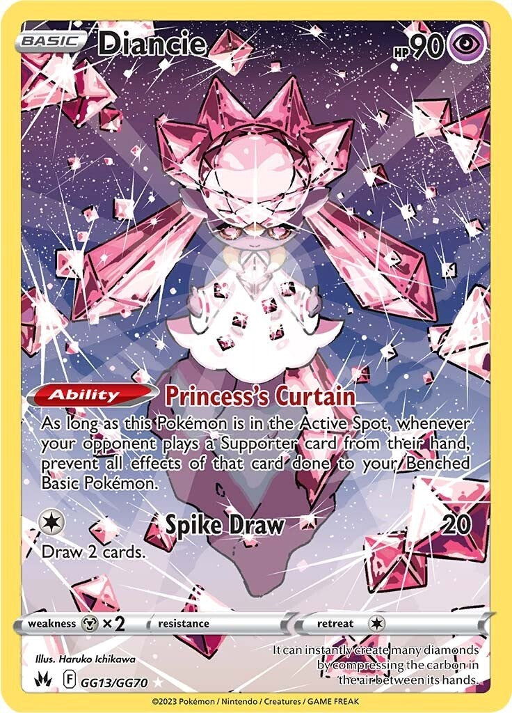 Diancie (GG13/GG70) [Sword & Shield: Crown Zenith] | Exor Games Dartmouth