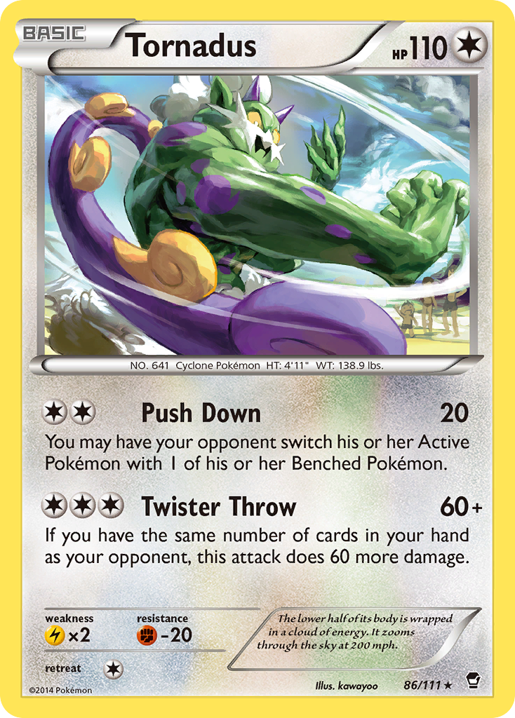 Tornadus (86/111) [XY: Furious Fists] | Exor Games Dartmouth