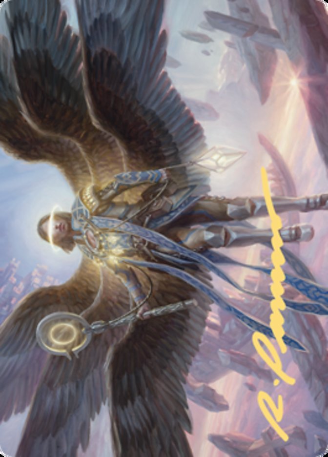 Angel of Destiny Art Card (Gold-Stamped Signature) [Zendikar Rising Art Series] | Exor Games Dartmouth