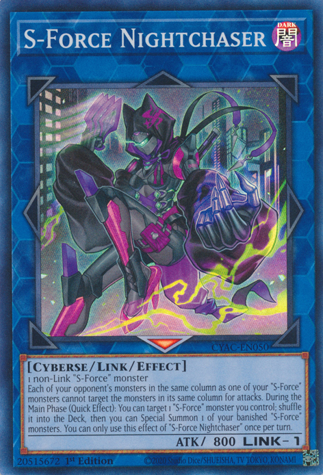 S-Force Nightchaser [CYAC-EN050] Super Rare | Exor Games Dartmouth