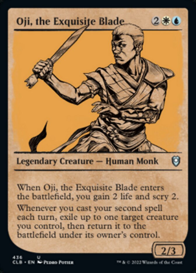 Oji, the Exquisite Blade (Showcase) [Commander Legends: Battle for Baldur's Gate] | Exor Games Dartmouth