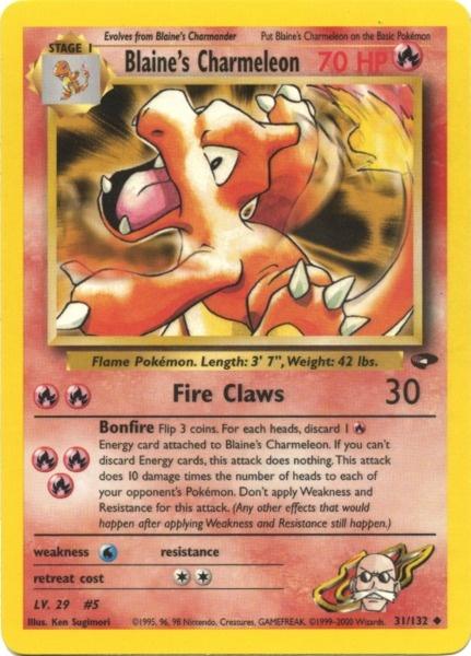 Blaine's Charmeleon (31/132) [Gym Challenge Unlimited] | Exor Games Dartmouth