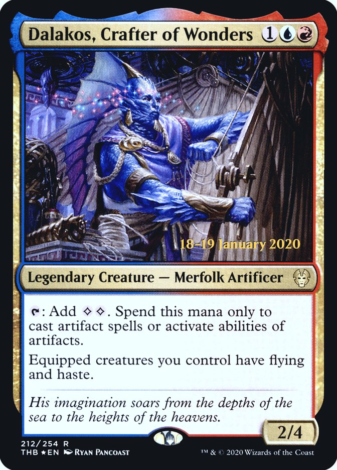 Dalakos, Crafter of Wonders [Theros Beyond Death Prerelease Promos] | Exor Games Dartmouth