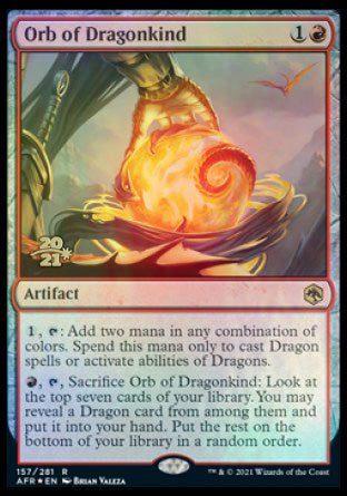 Orb of Dragonkind [Dungeons & Dragons: Adventures in the Forgotten Realms Prerelease Promos] | Exor Games Dartmouth