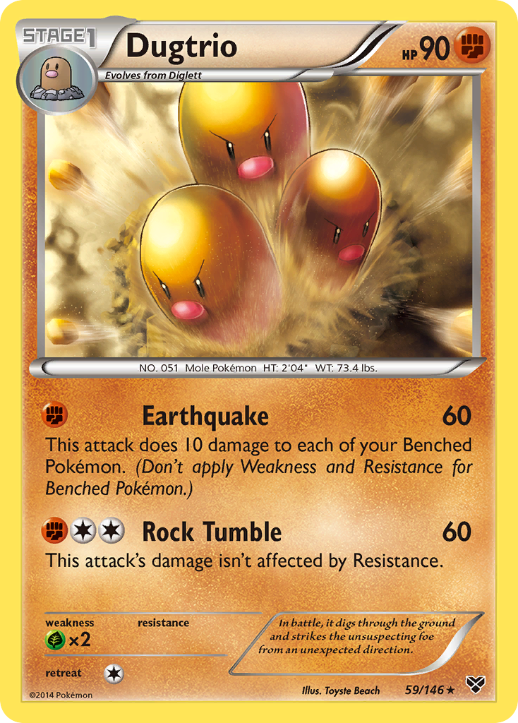 Dugtrio (59/146) [XY: Base Set] | Exor Games Dartmouth