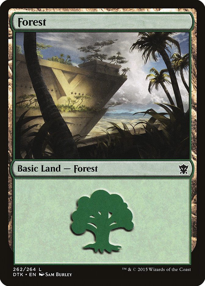 Forest (262) [Dragons of Tarkir] | Exor Games Dartmouth