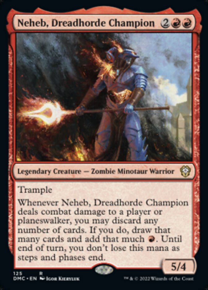 Neheb, Dreadhorde Champion [Dominaria United Commander] | Exor Games Dartmouth