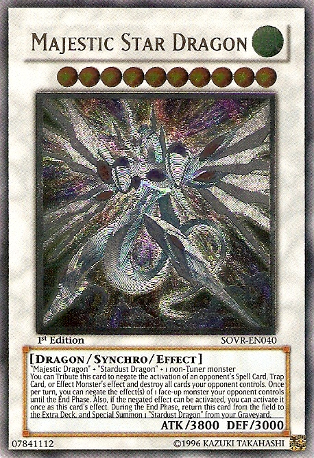 Majestic Star Dragon [SOVR-EN040] Ultimate Rare | Exor Games Dartmouth