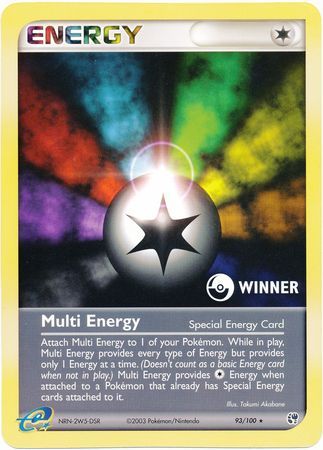 Multi Energy (93/100) (Winner League Promo) [EX: Sandstorm] | Exor Games Dartmouth