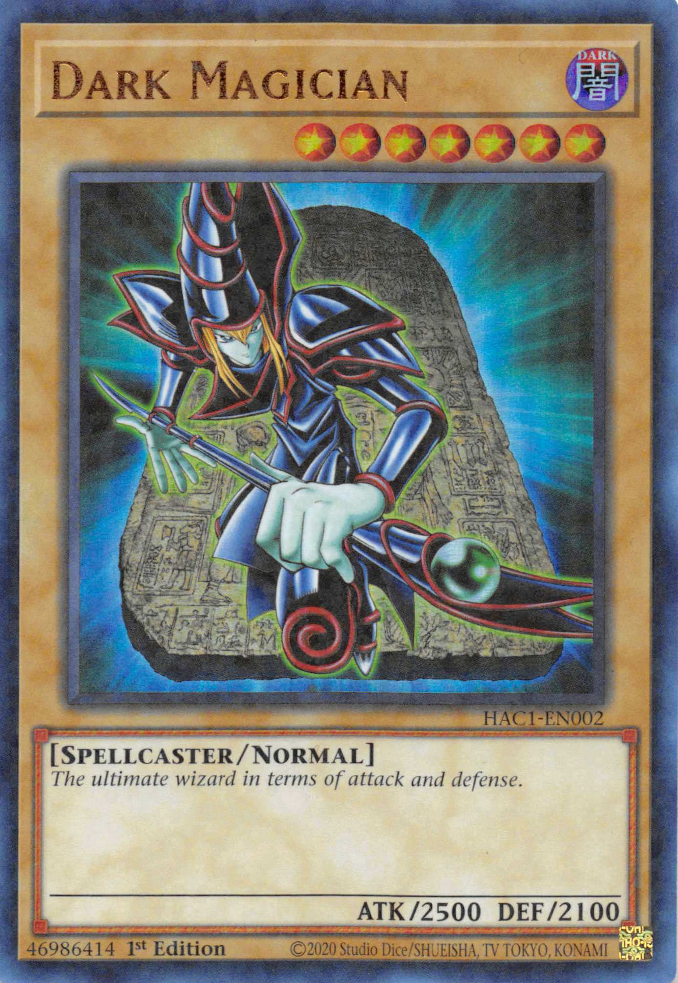 Dark Magician (Duel Terminal) [HAC1-EN002] Parallel Rare | Exor Games Dartmouth