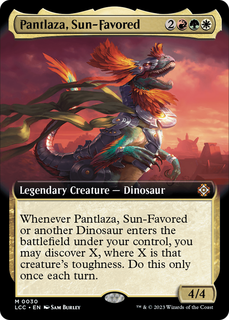 Pantlaza, Sun-Favored (Extended Art) [The Lost Caverns of Ixalan Commander] | Exor Games Dartmouth