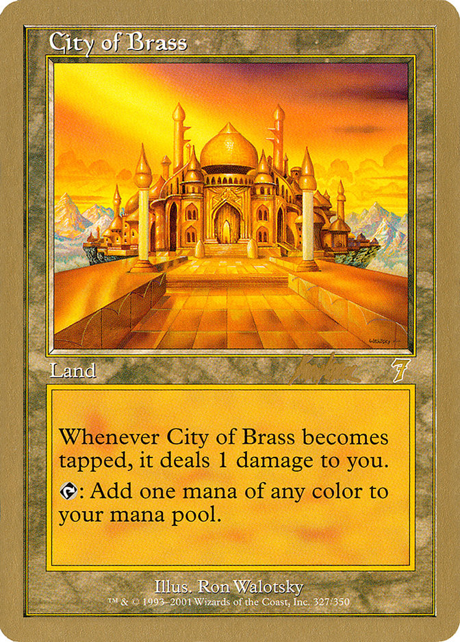 City of Brass (Brian Kibler) [World Championship Decks 2002] | Exor Games Dartmouth