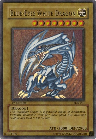 Blue-Eyes White Dragon [SDK-001] Ultra Rare | Exor Games Dartmouth