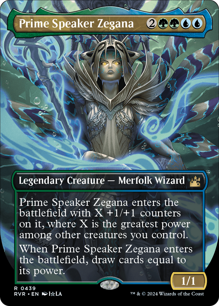 Prime Speaker Zegana (Anime Borderless) [Ravnica Remastered] | Exor Games Dartmouth