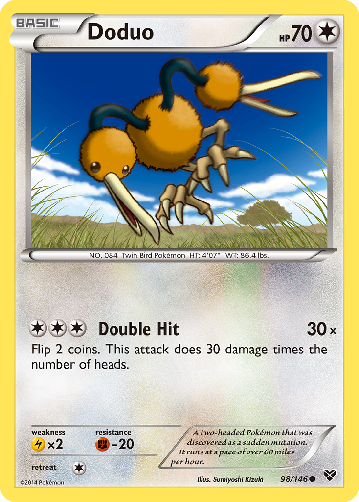 Doduo (98/146) [XY: Base Set] | Exor Games Dartmouth