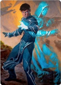 Jace, Mirror Mage 1 Art Card [Zendikar Rising Art Series] | Exor Games Dartmouth