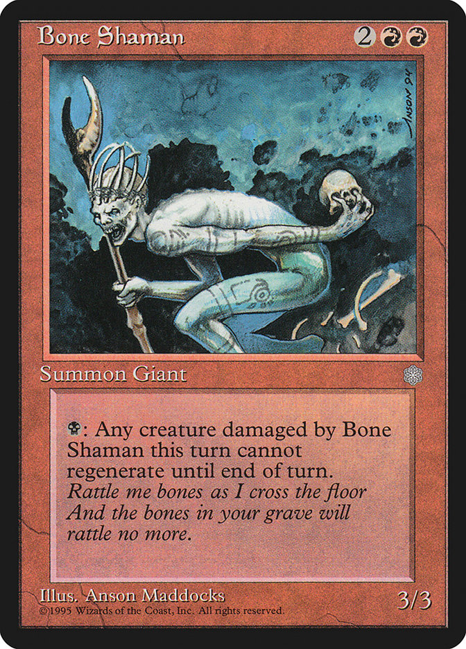 Bone Shaman [Ice Age] | Exor Games Dartmouth