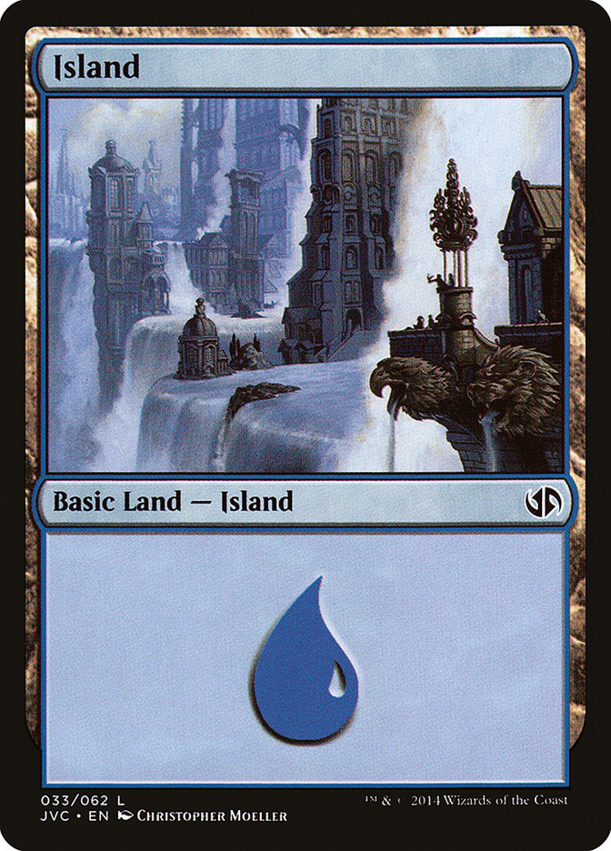 Island (33) [Duel Decks Anthology] | Exor Games Dartmouth