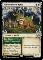 Pollen-Shield Hare // Hare Raising (Promo Pack) [Wilds of Eldraine Promos] | Exor Games Dartmouth