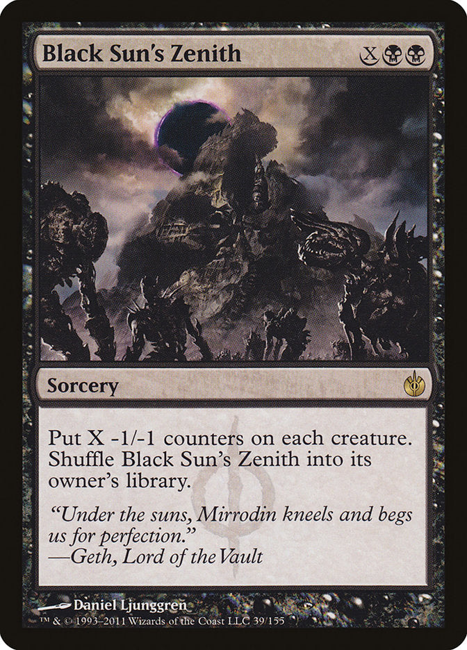 Black Sun's Zenith [Mirrodin Besieged] | Exor Games Dartmouth