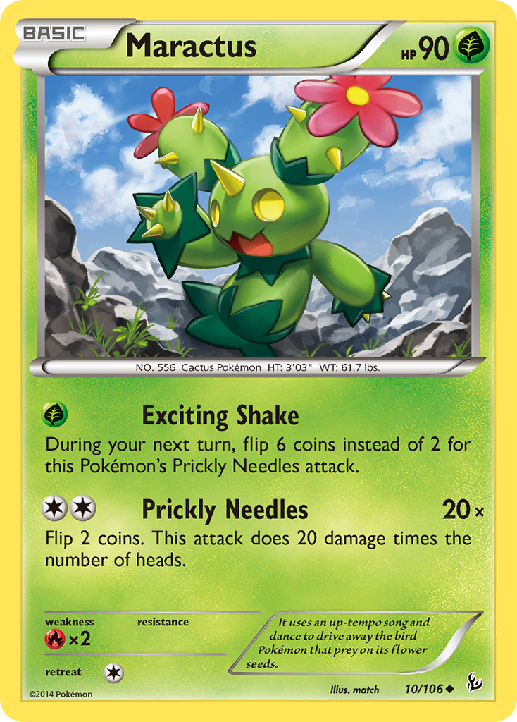 Maractus (10/106) [XY: Flashfire] | Exor Games Dartmouth