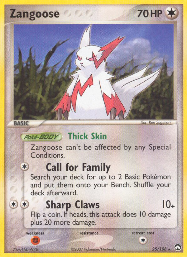 Zangoose (25/108) [EX: Power Keepers] | Exor Games Dartmouth