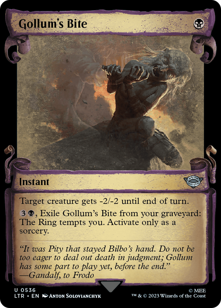 Gollum's Bite [The Lord of the Rings: Tales of Middle-Earth Showcase Scrolls] | Exor Games Dartmouth