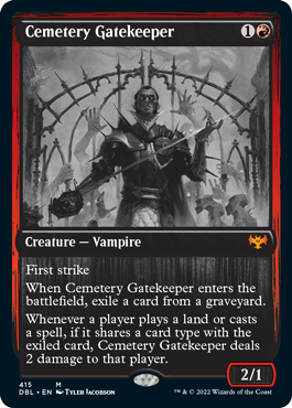 Cemetery Gatekeeper [Innistrad: Double Feature] | Exor Games Dartmouth