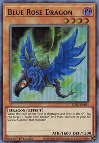Blue Rose Dragon (Purple) [LDS2-EN104] Ultra Rare | Exor Games Dartmouth