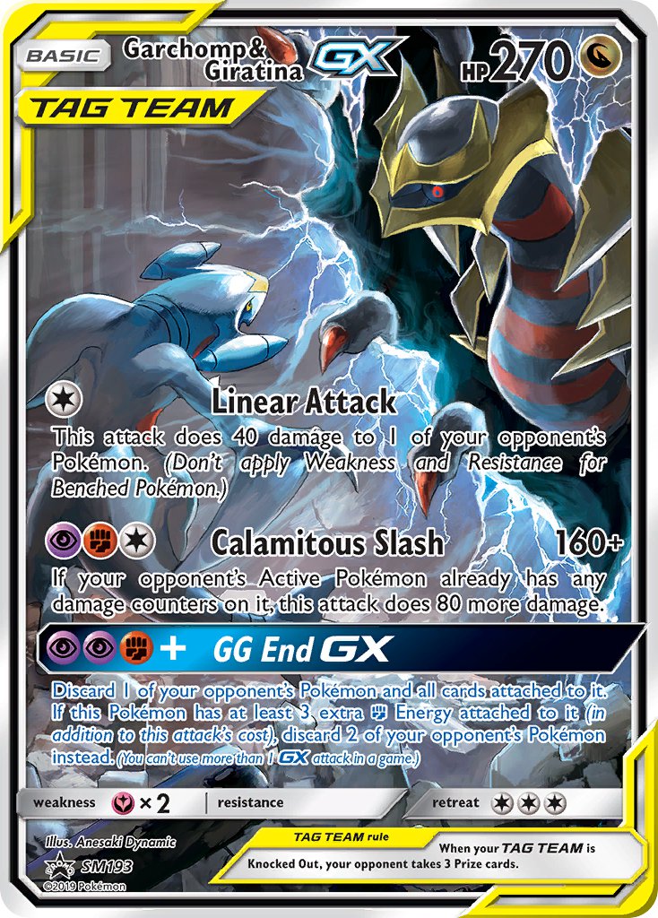 Garchomp & Giratina GX (SM193) [Sun & Moon: Black Star Promos] | Exor Games Dartmouth