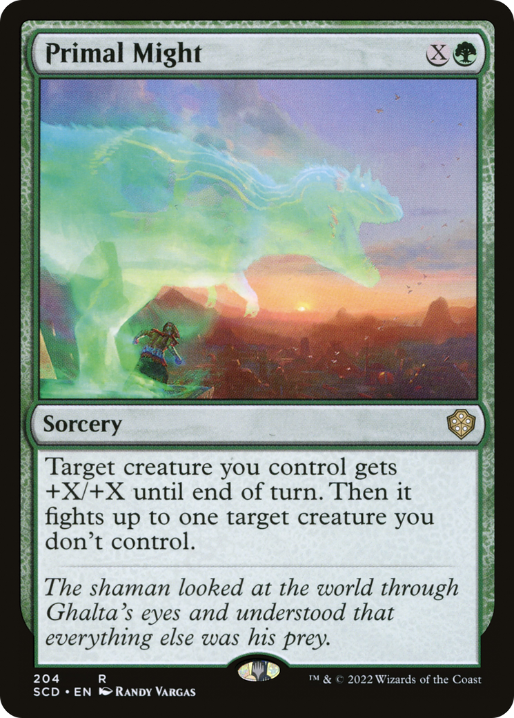 Primal Might [Starter Commander Decks] | Exor Games Dartmouth