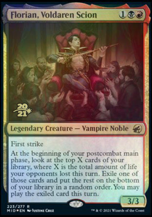 Florian, Voldaren Scion [Innistrad: Midnight Hunt Prerelease Promos] | Exor Games Dartmouth