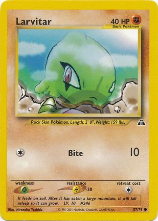 Larvitar (57/75) [Neo Discovery Unlimited] | Exor Games Dartmouth