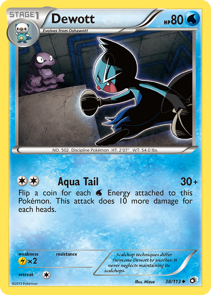 Dewott (38/113) [Black & White: Legendary Treasures] | Exor Games Dartmouth