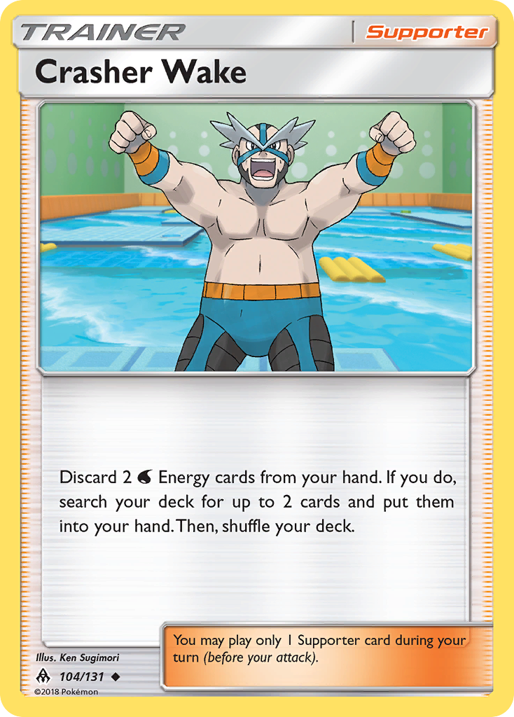 Crasher Wake (104/131) [Sun & Moon: Forbidden Light] | Exor Games Dartmouth