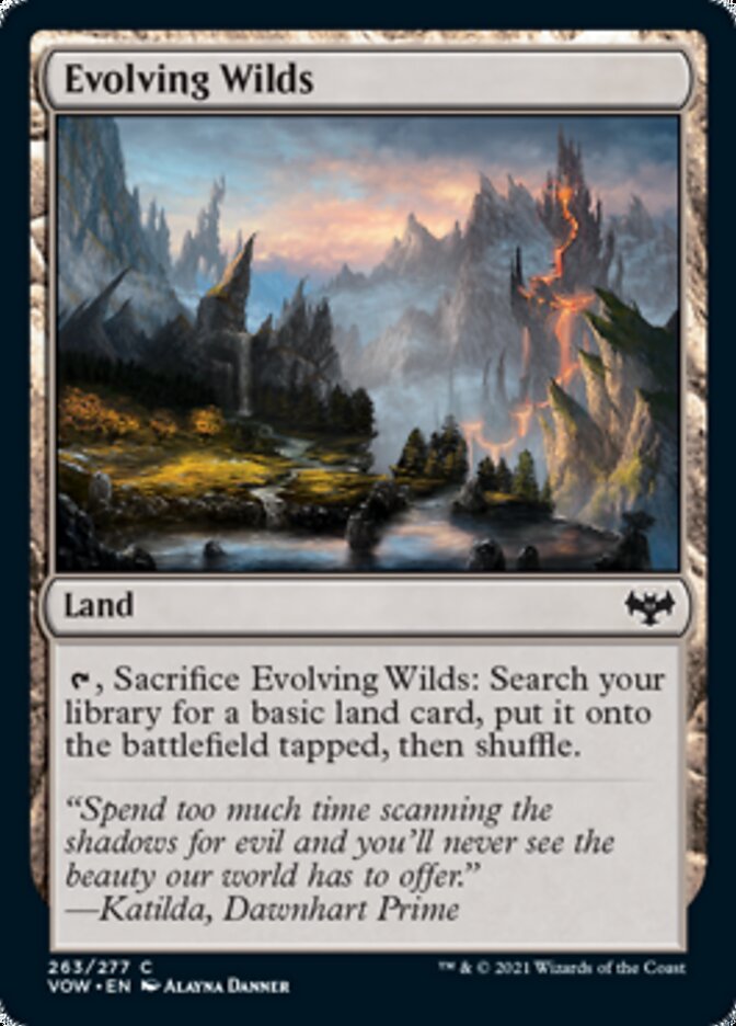 Evolving Wilds [Innistrad: Crimson Vow] | Exor Games Dartmouth