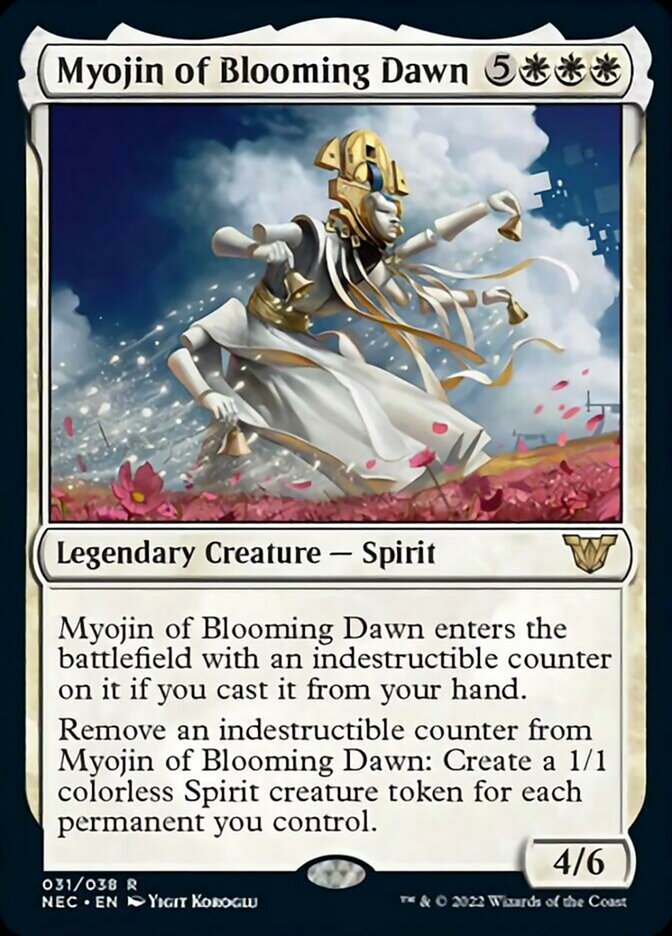 Myojin of Blooming Dawn [Kamigawa: Neon Dynasty Commander] | Exor Games Dartmouth