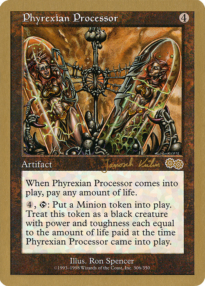 Phyrexian Processor (Janosch Kuhn) [World Championship Decks 2000] | Exor Games Dartmouth