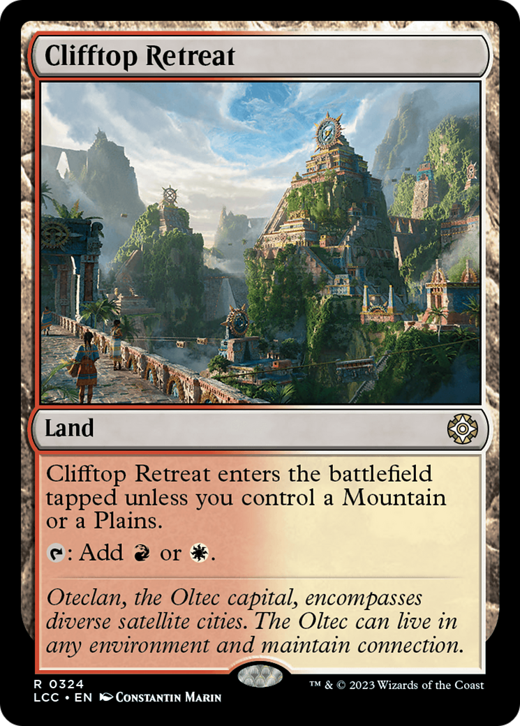 Clifftop Retreat [The Lost Caverns of Ixalan Commander] | Exor Games Dartmouth