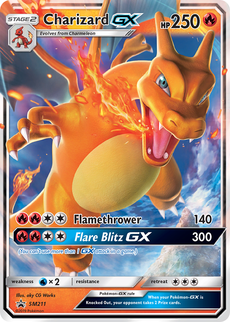 Charizard GX (SM211) [Sun & Moon: Black Star Promos] | Exor Games Dartmouth