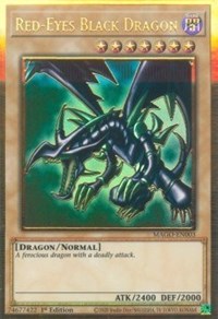 Red-Eyes Black Dragon [MAGO-EN003] Gold Rare | Exor Games Dartmouth