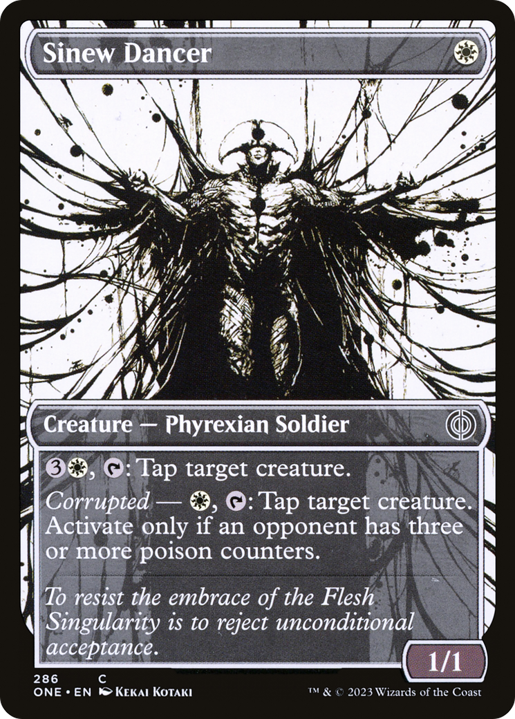 Sinew Dancer (Showcase Ichor) [Phyrexia: All Will Be One] | Exor Games Dartmouth