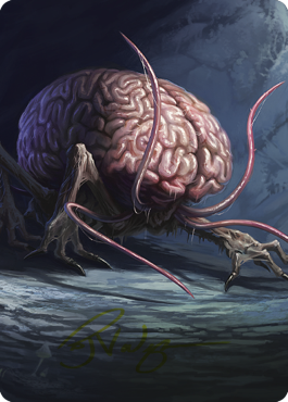 Intellect Devourer Art Card (Gold-Stamped Signature) [Commander Legends: Battle for Baldur's Gate Art Series] | Exor Games Dartmouth