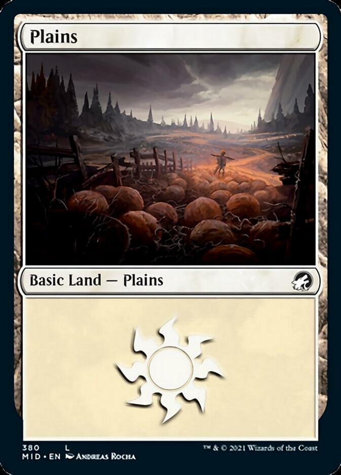 Plains (380) [Innistrad: Midnight Hunt] | Exor Games Dartmouth