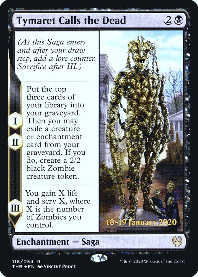 Tymaret Calls the Dead [Theros Beyond Death Prerelease Promos] | Exor Games Dartmouth