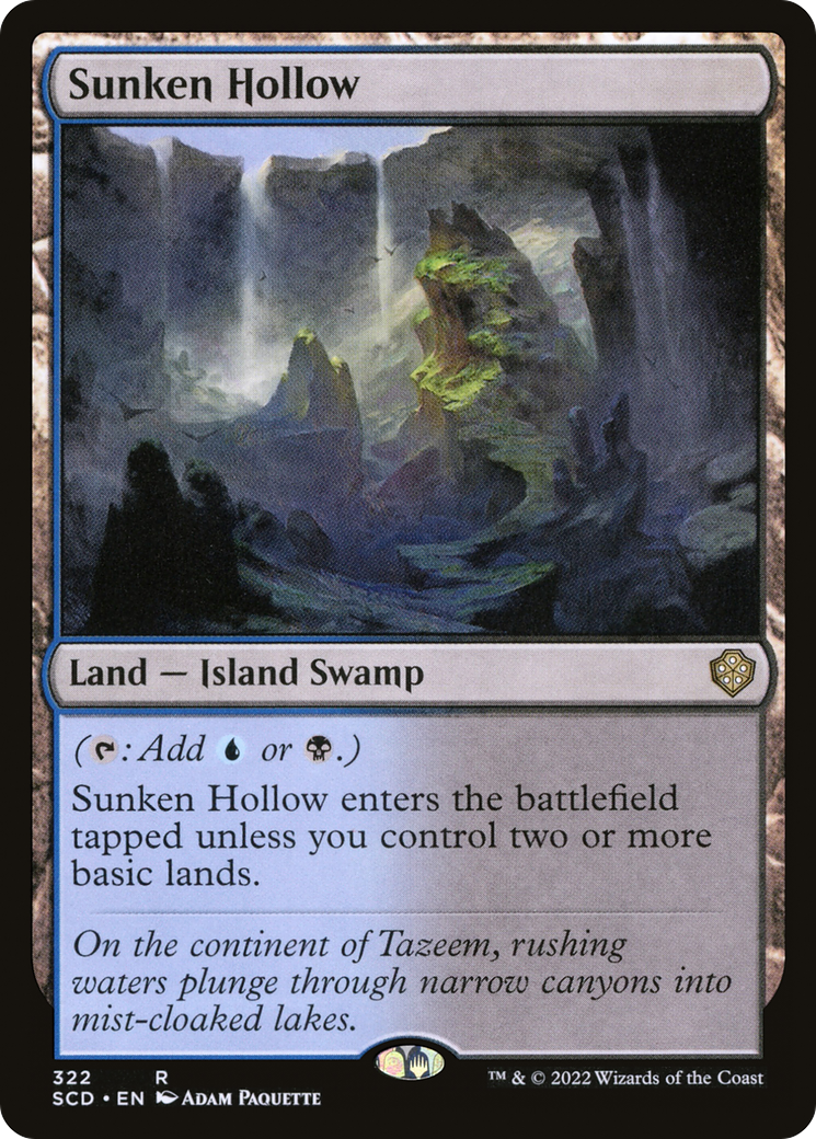 Sunken Hollow [Starter Commander Decks] | Exor Games Dartmouth